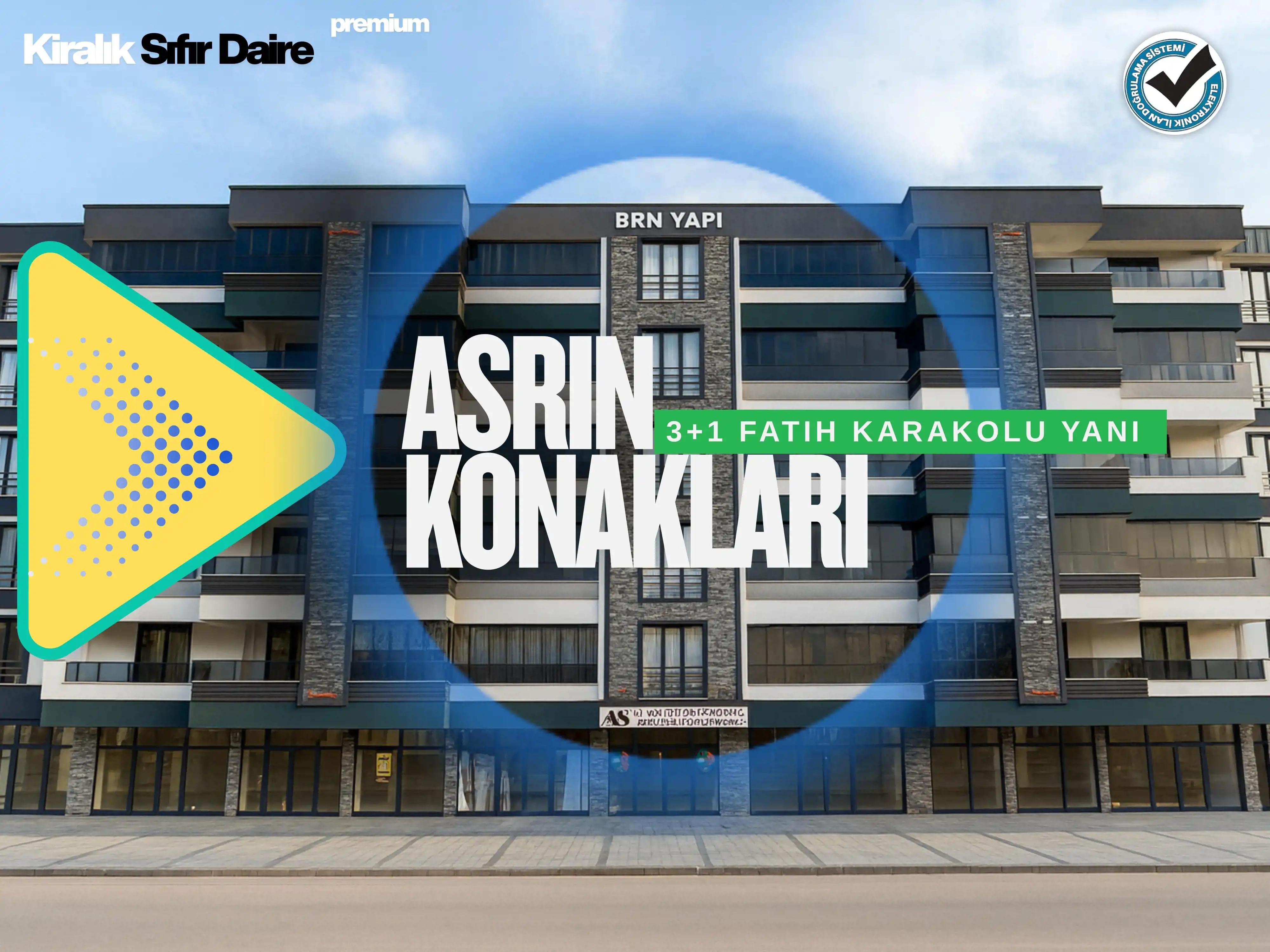 KONYA KARATAY GAZİOSMANPAŞA MAHALLESİ 3+1 KİRALIK DAİRE!